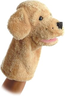 Aurora® Interactive Hand Puppet Garth™ Stuffed Animal - Storytelling Adventures - Playful Learning - Brown 10 Inches