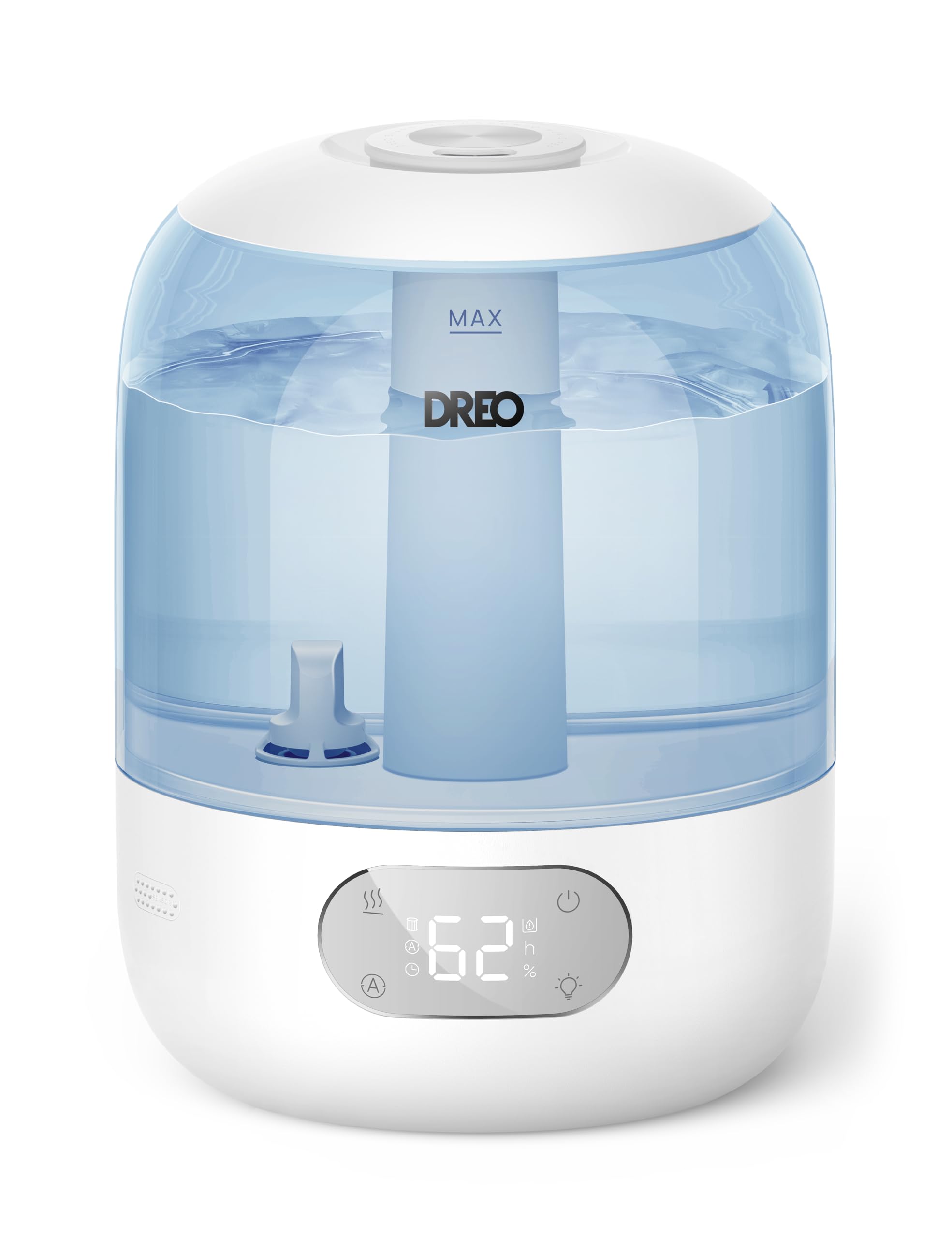 DREO Humidifiers for Bedroom, Cool Mist Ultrasonic Humidifiers with 30Hr Runtime