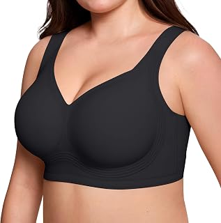 ProKloud Jelly Bras for Plus Size Women Wireless Full Coverage No Underwire