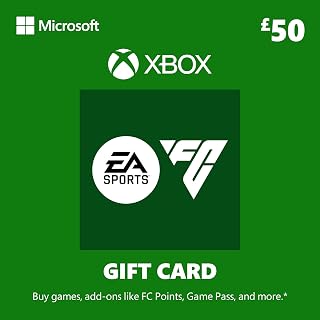 Xbox Gift Card │ 50 GBP │ EA Sports FC 25 │ Xbox One, Series S│X & Windows │ (Download Code)
