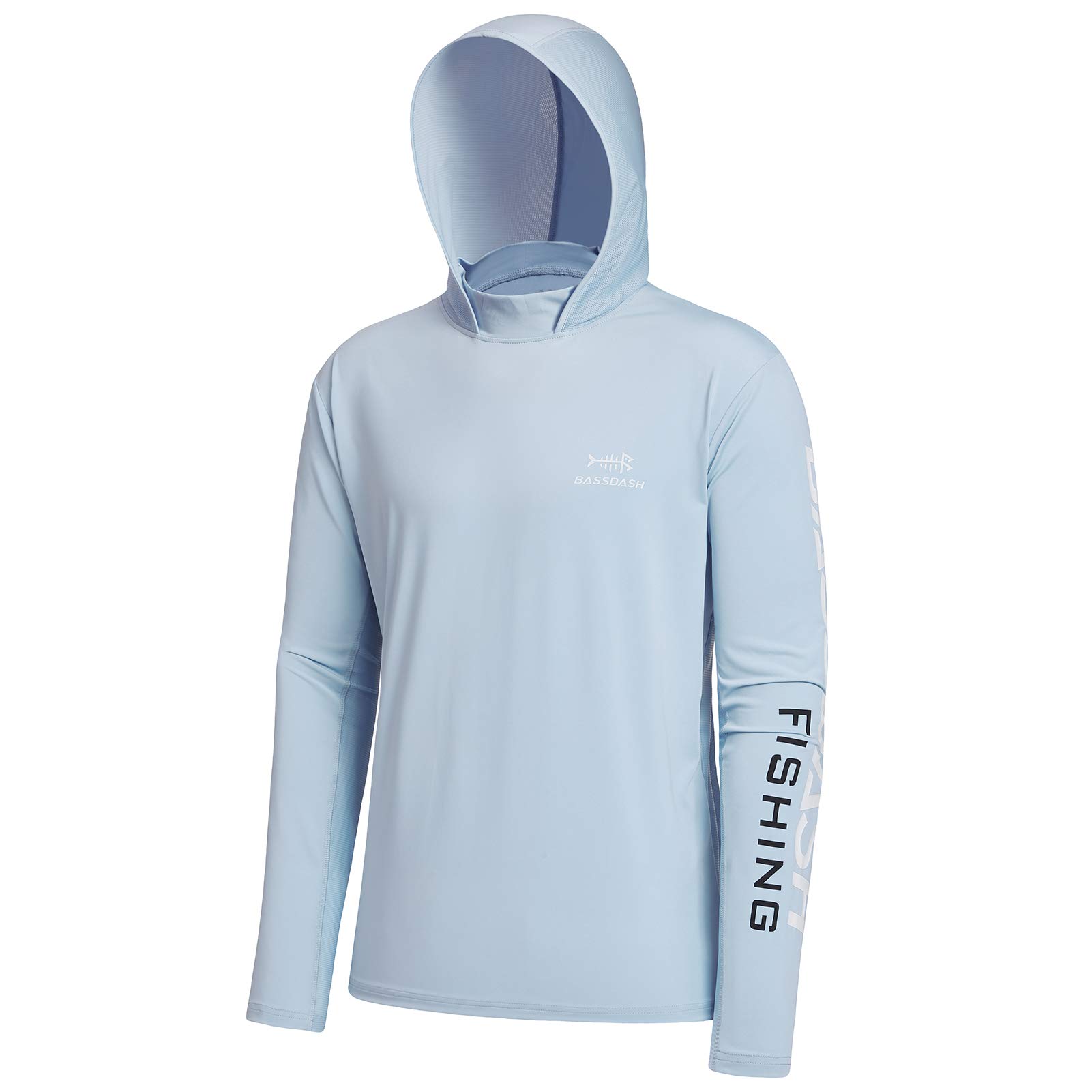 Bassdash UPF 50+ Men’s UV Sun Protection Long Sleeve Performance Fishing Hoodie 
