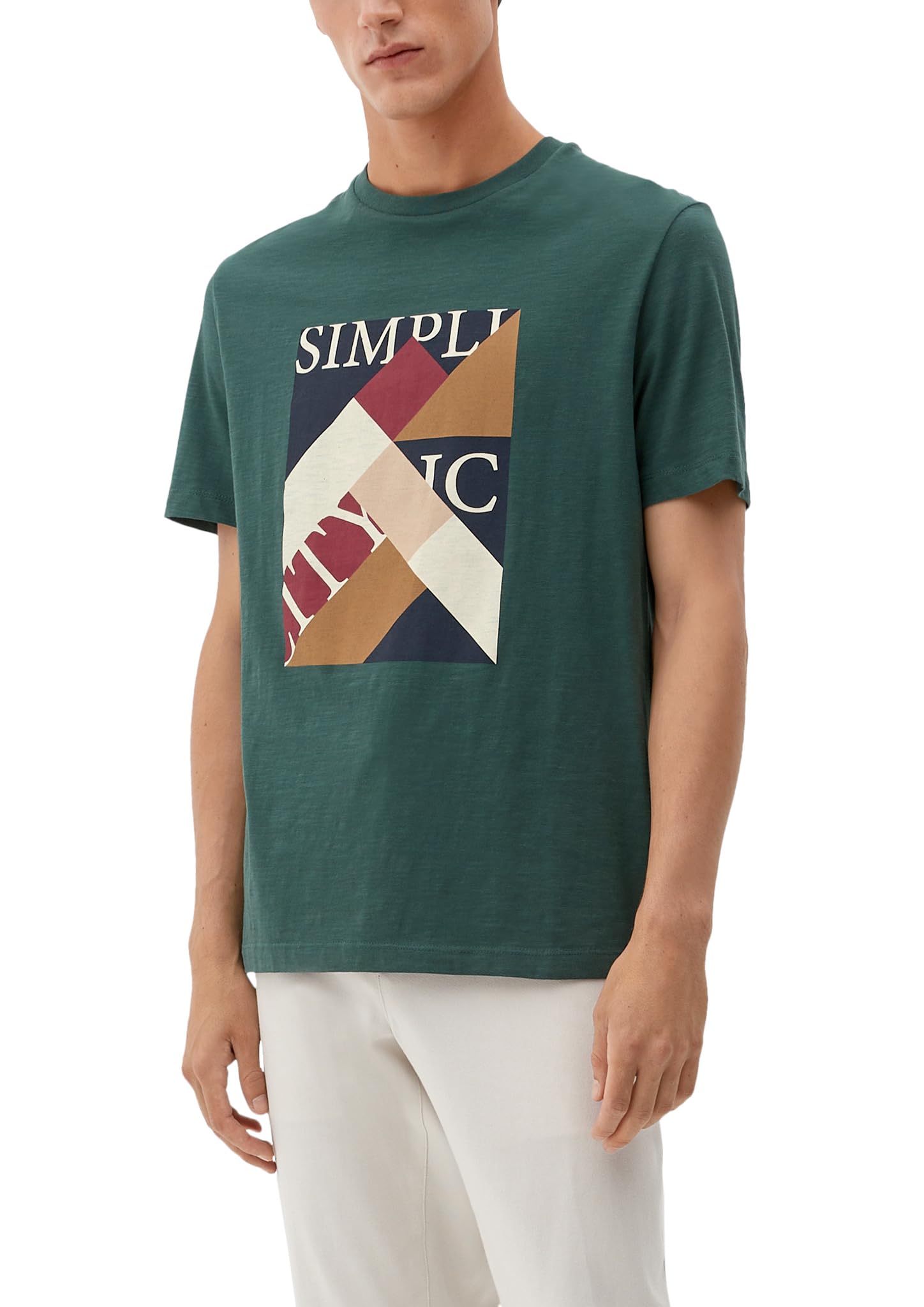 s.Oliver 2161561 Men's Slub T-Shirt (Pack of 1)