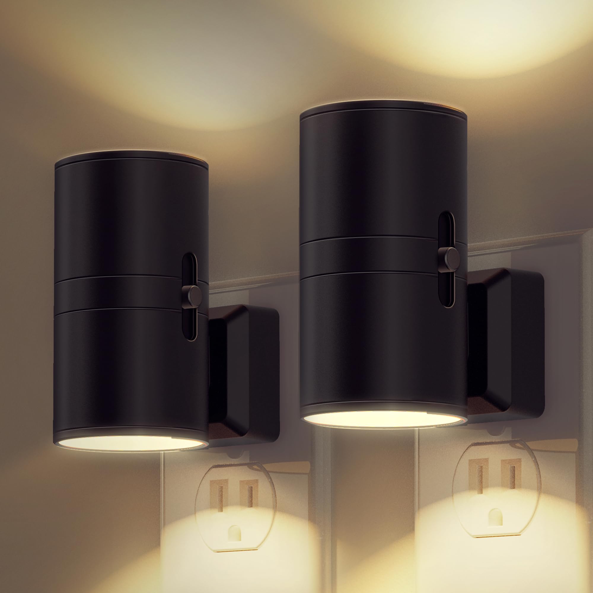 L LOHAS LED Night Light Plug in, Night Lights Plug into Wall, Soft White | Dusk 