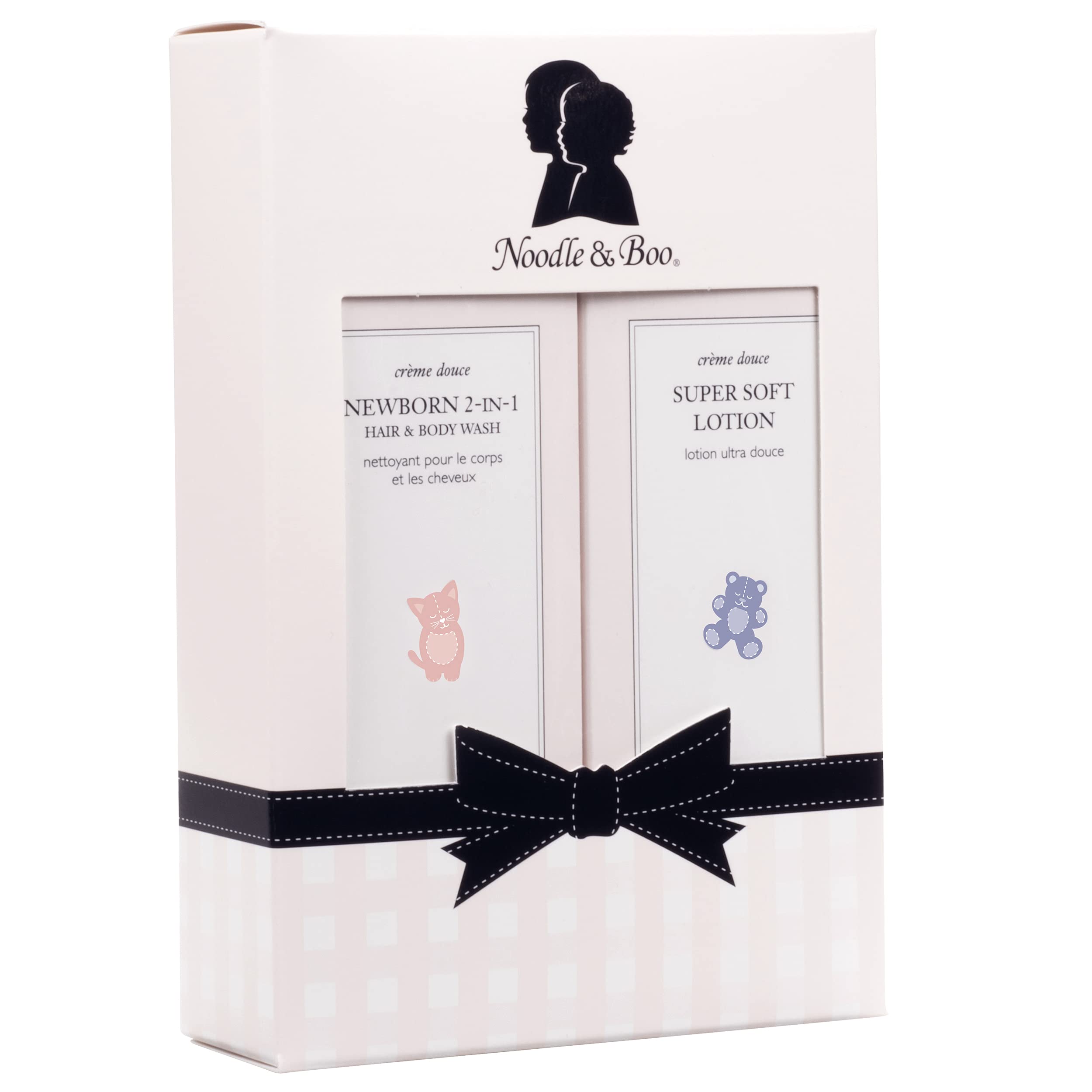 Noodle & Boo Bundle of Joy Newborn Baby Gift Set ; Newborn 2-in-1 Hair & Body Wa