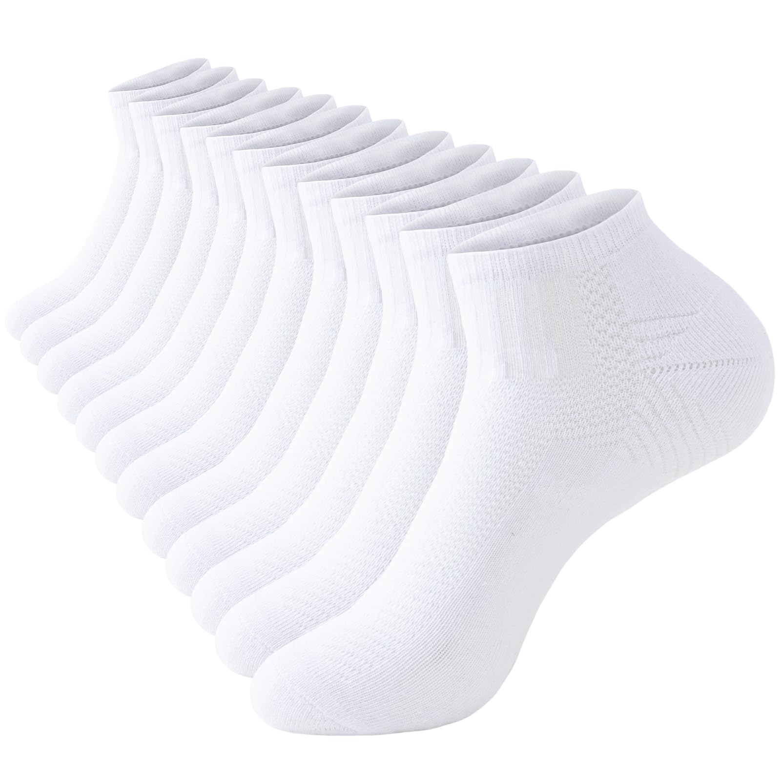 Ankle Socks 6 Pairs, Breathable Short Sport Anti-Blister, Running Cotton for Men