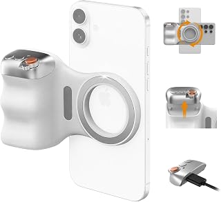 Magnetic Grip for Smartphone: Bluetooth Remote Control for Vlog