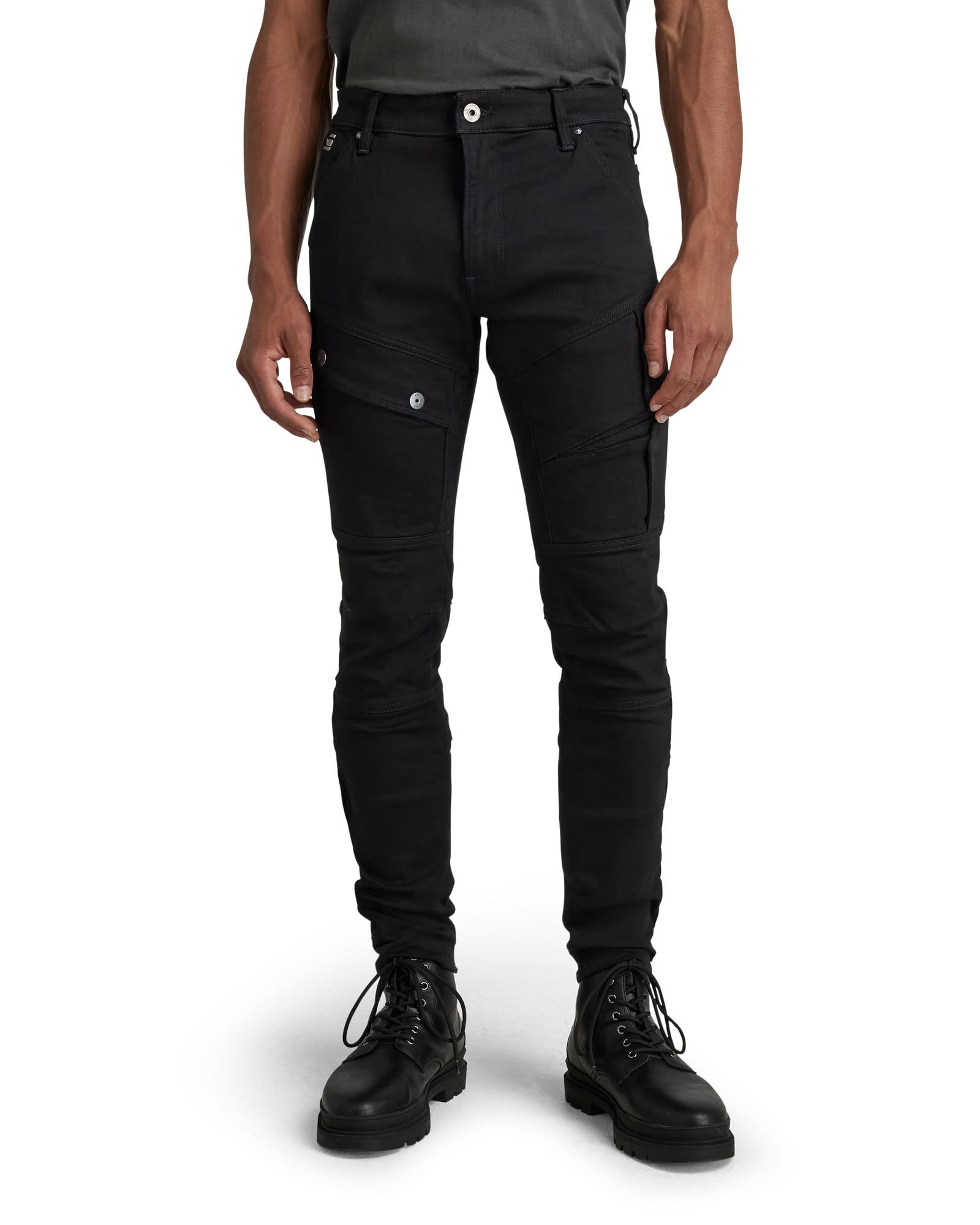 G-STAR - Airblaze 3D Skinny Originals Pitch Black Jeans, Airblaze 3D Skinny Jean