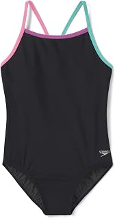 Speedo Girl's Swimsuit One Piece Thin Straps