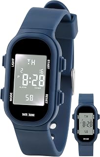 Juboos Kids Watch Digital Waterproof Wristwatch for Boys Girls Age 7-16 | Sport Outdoor with Night Light, Alarm Clock, Stopwatch