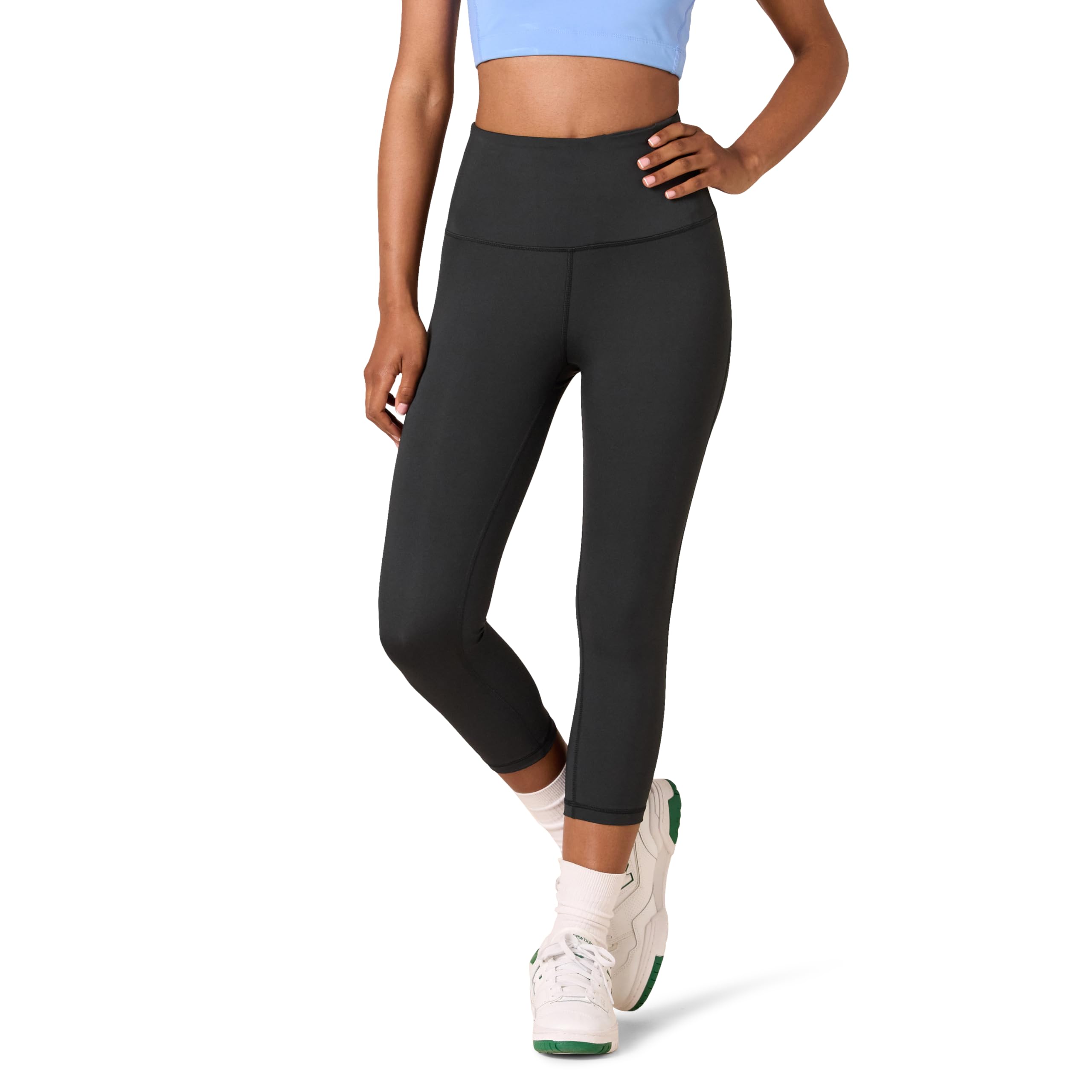 Amazon Essentials Femme Legging de Sport 7/8 à Taille Haute modelant (Existe en 