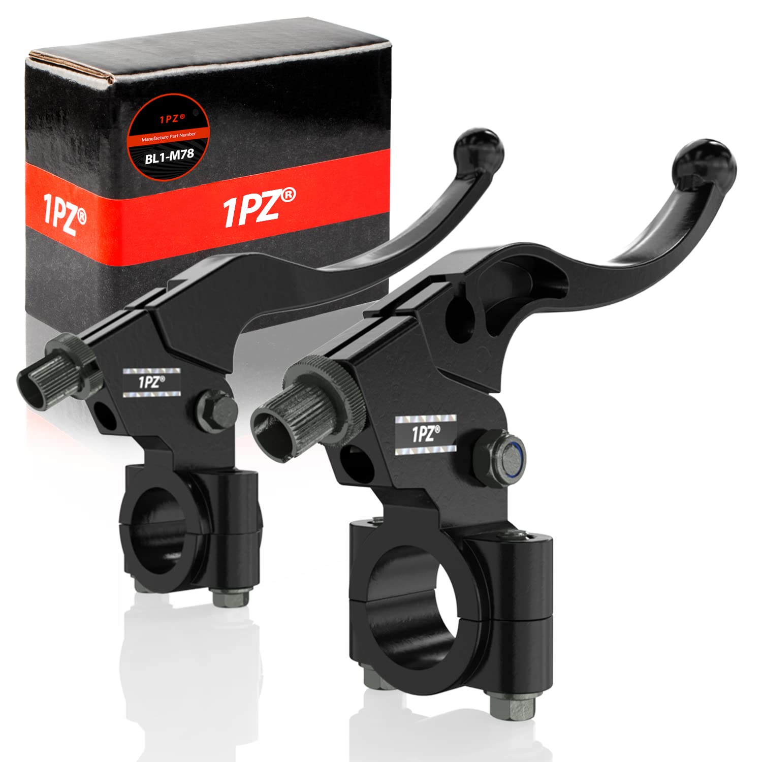 1PZ BL1-M78 Left Right 7/8" Clutch Brake Handle Levers Perch Replacement for Hon