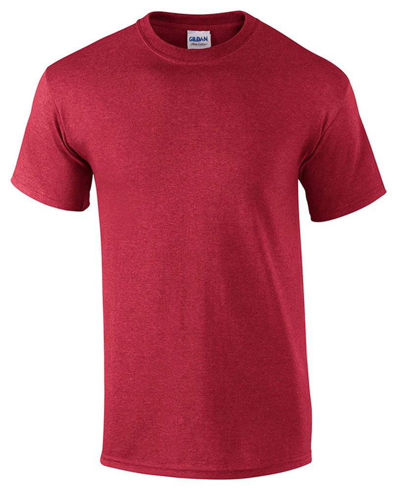 Gildan Men's Heavy Taped Neck Comfortable Jersey T-Shirt g500