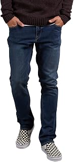 Volcom Vorta Slim Fit Stretch Denim Jeans - Comfortable-Flexible-Durable Pants - Men's Jeans