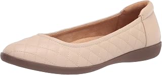 Naturalizer Women's Flexible Comfortable Slip-on Round Toe Ballet Flat