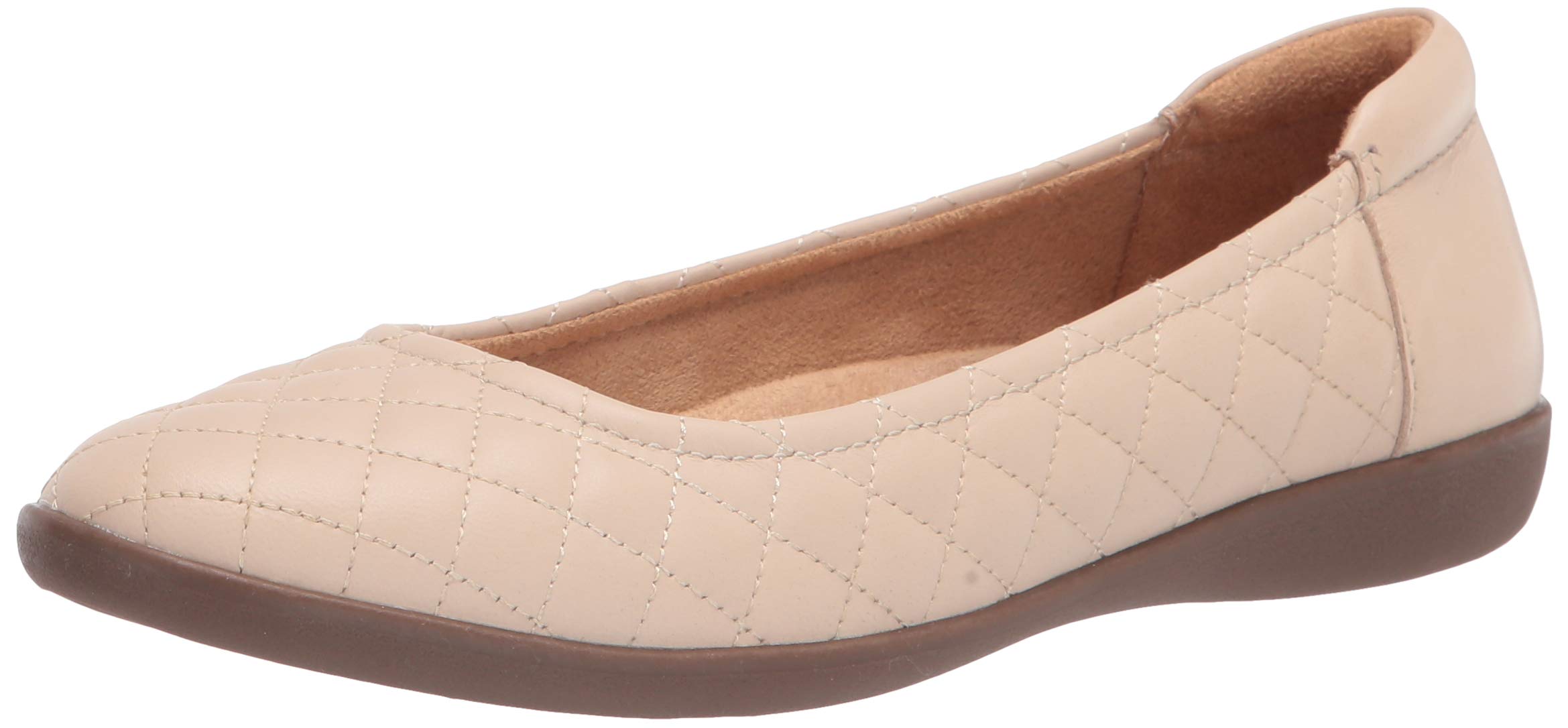 Naturalizer Women's Flexible Comfortable Slip-on Round Toe Ballet Flat
