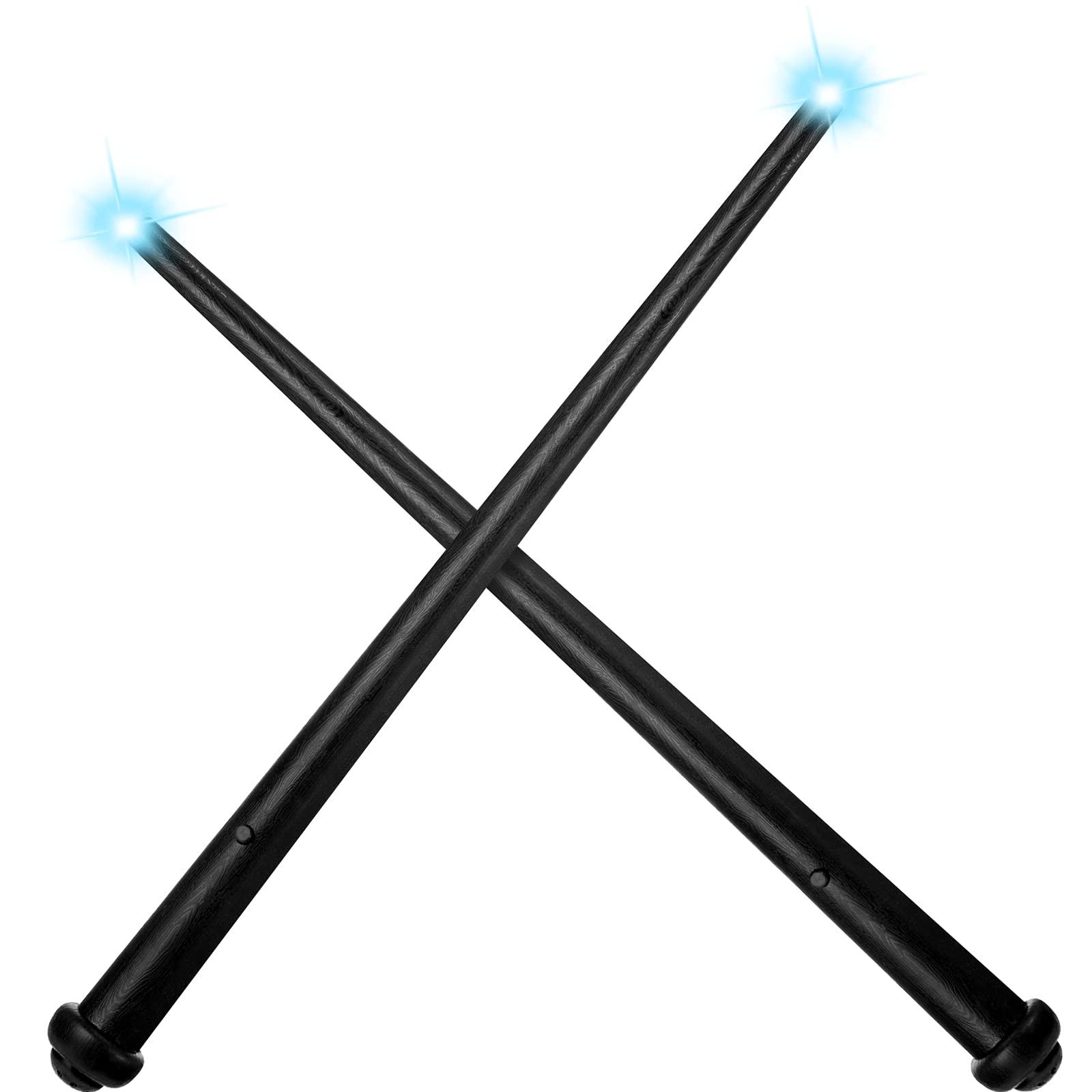 Gejoy 2 Pcs Magic Wand for Kid Light up with Sound,Black | Wizard Fairy Staff fo