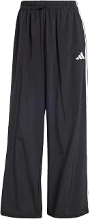 adidas Women's Essentials 3-Stripes Lifestyle Woven Parachute Pants