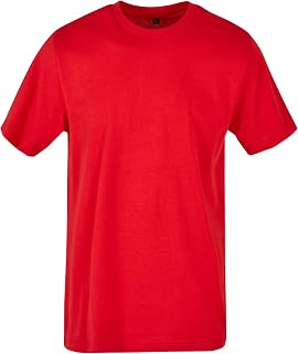 Build Your Brand Men Basic Round Neck T-Shirt 1/3/5 Pack