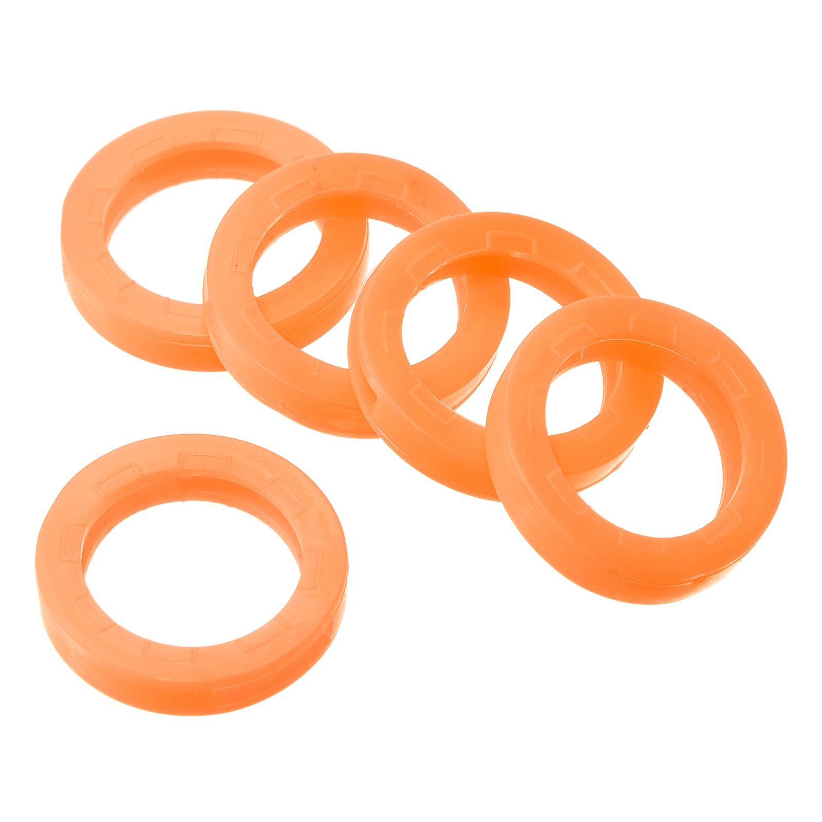 Key Cap Cover Ring, Pack of 5 0.95 inch Key Identification Cover Coding Tag Mark
