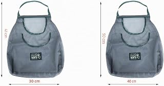 Reusable Hanging Mesh Bag Portable Home Kitchen Shopping Bag Fruit Vegetable Picnic Organizer, Green-2, Reusable Hanging Mesh Bags