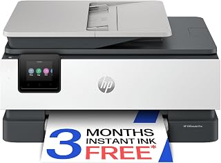 HP OfficeJet Pro 8122e All-in-One Printer | Colour | Printer for Home | Print, Scan, Copy | Automatic document feeder| 3 Months of free Instant Ink | Up to 3 years Warranty