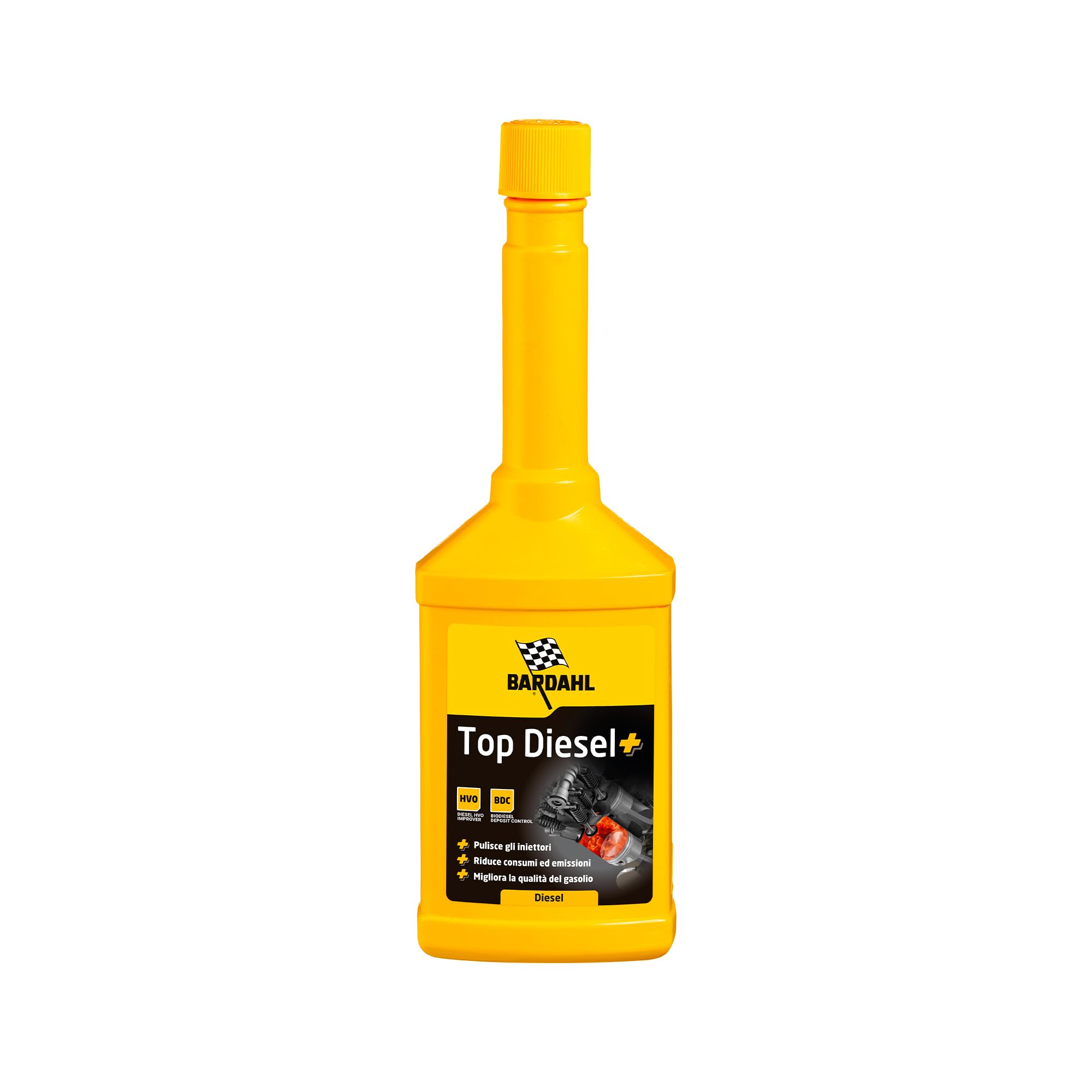 Bardahl Top Diesel+ Additive 250ml | Lubricates pump and injectors, protects the