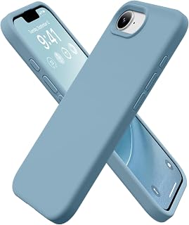 GolbinBox Magnetic for iPhone 17e/16e Case, Silicone Cover, Moon Blue
