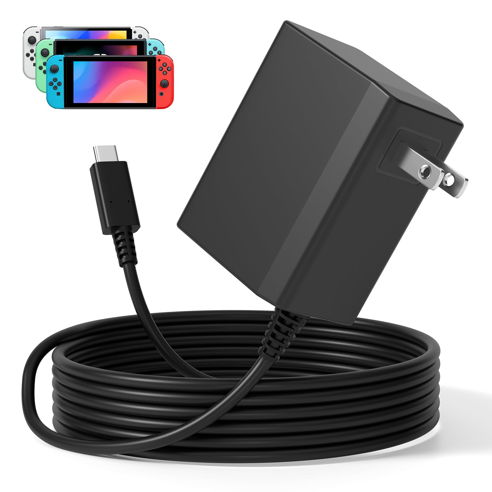 Replacement for Nintendo Switch 1 Charger AC Adapter, Power Cord | Compatible wi