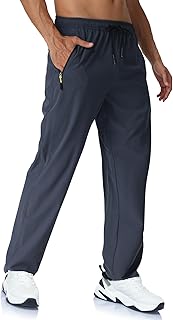 Rapoo Mens Lightweight Hiking Pants Quick Dry Stretch Joggers for Running Workout Casual
