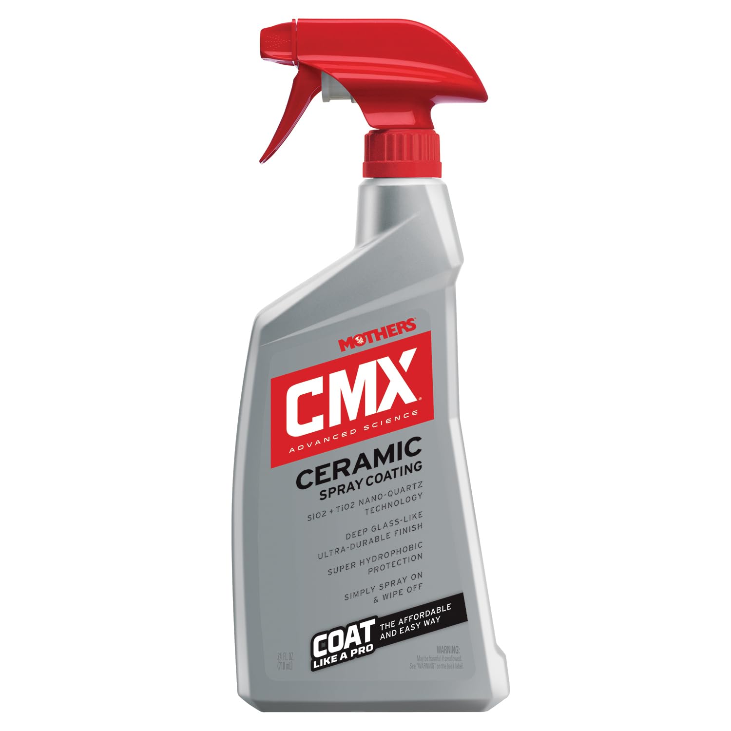 Mothers CMX Ceramic Spray Coating, 24 oz. (01024) | Advanced SiO2 and TiO2 Prote