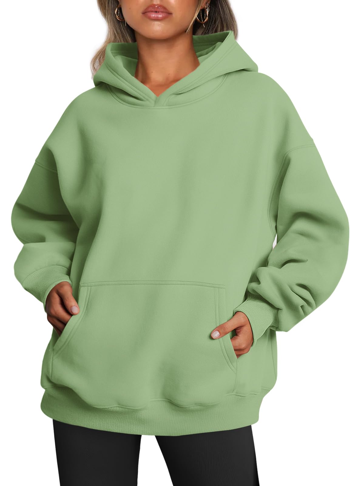 Trendy Queen Women's Oversized Hoodies Fleece Sweatshirts Autumn Fashion 2025 Pu