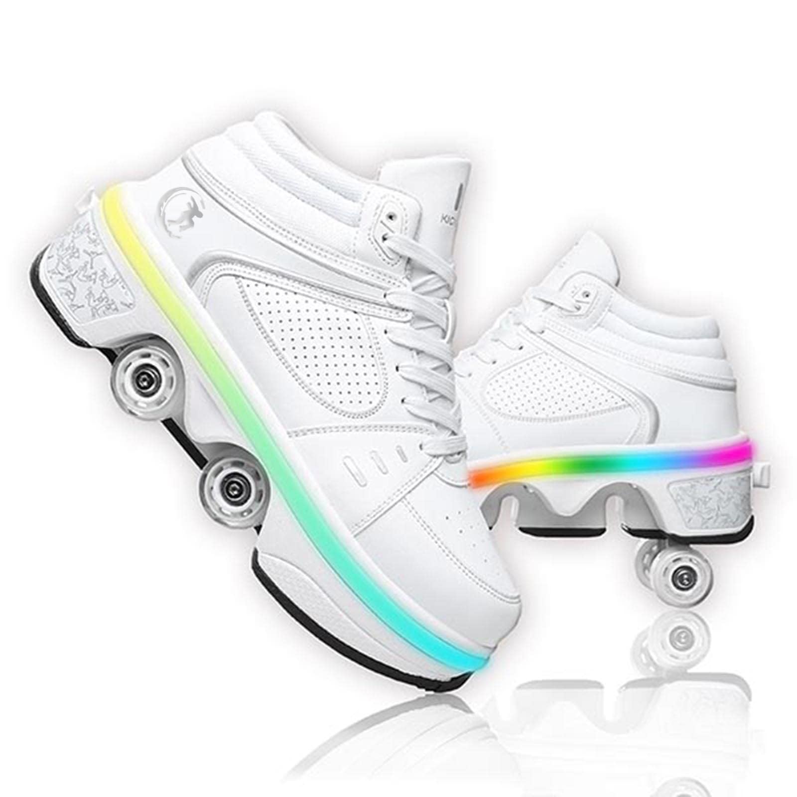 Roller Skate Shoes Rollschuhe Schuhe Mit Rollen Skateboardschuhe,Inline-Skate, v