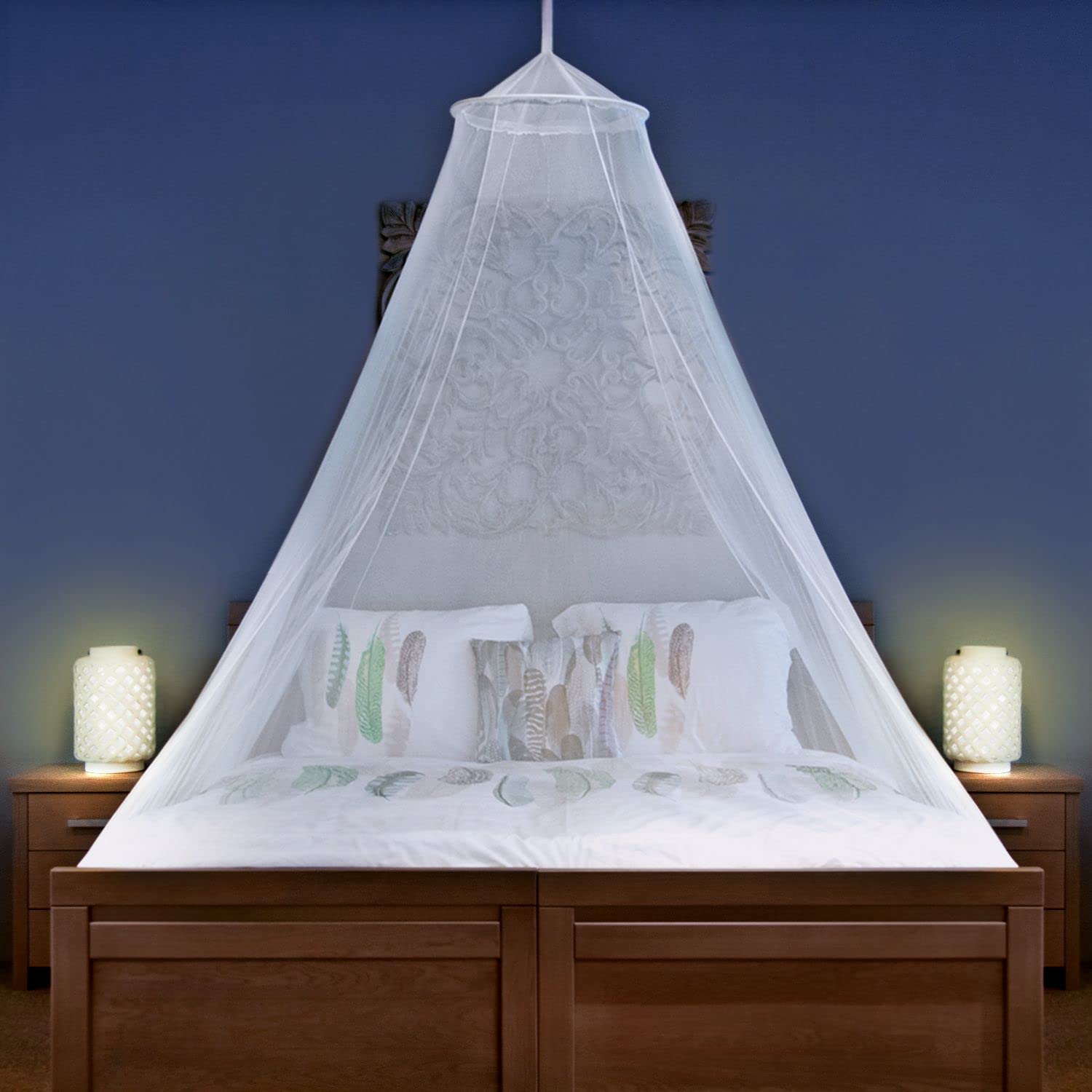 Mosquito Net for Queen & King-Size Bed - Fully Enclosed Bed Canopy | Insect Nett