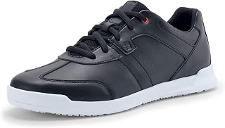 Shoes for Crews Mens Non Slip Work Shoes - Lightweight Waterproof Footwear for Catering, Kitchen, Bistro, Healthcare - Freestyle II