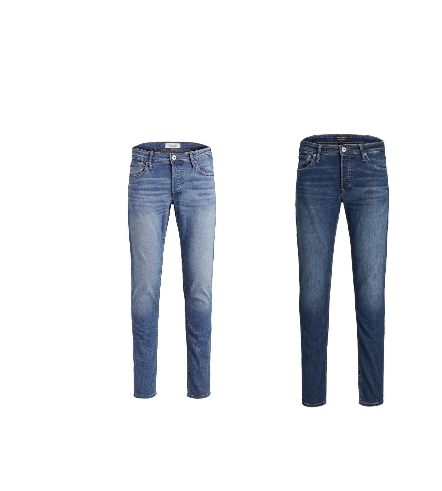 JACK & JONES Jeans Blue (Blue Denim) 28W / 30L Slim Jeans Blue (Blue Denim) 28W 