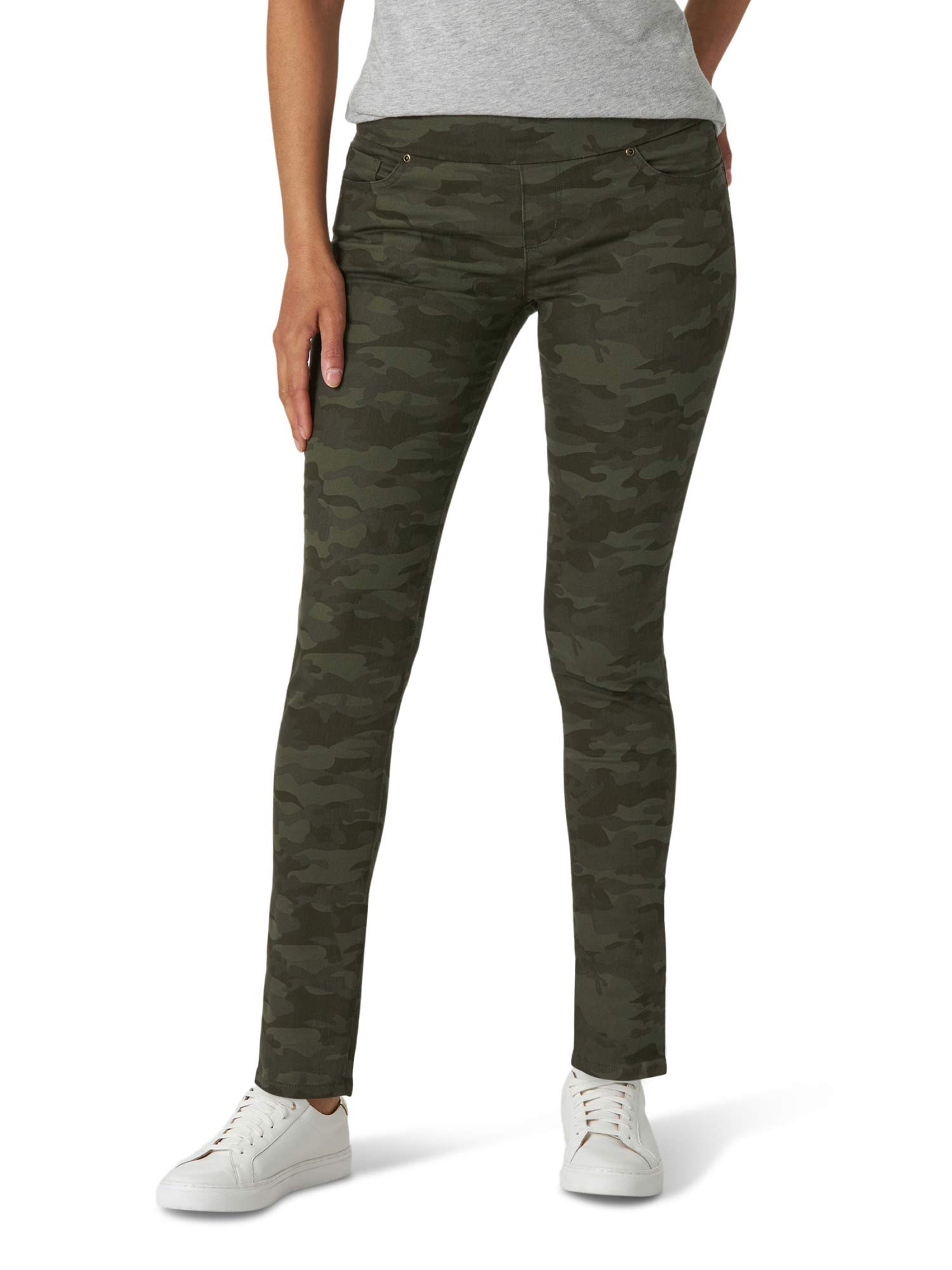Lee Sculpting Fit Slim Leg Pullover on Jeans Women, Camouflage, 40