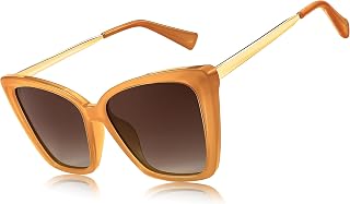 FEISEDY Trendy Polarized Women Sunglasses, Retro Womens Square Cat Eye Sun Glasses B4134