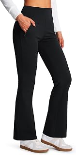 Libin Women's Bootcut Thermal Leggings Fleece Yoga Pants