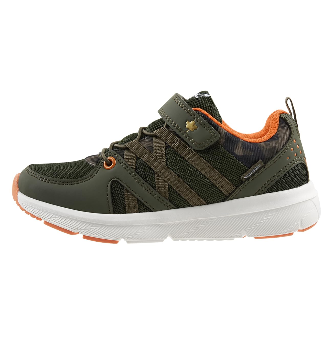 Evergreen Boys Girls Sneakers | Lightweight Breathable Mesh/Leather Athletic Run