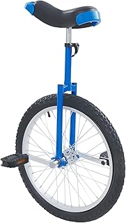 DingYiHanHan 16/18/20/24 Inch Wheel Outdoor Unicycle Adjustable Height Seat Unicycle Exercise One Wheel Bicycle with Excellent Steel Frame and Curved PU Seat Fit Outdoor Sports Fitness Exercise