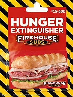 Firehouse Subs Physical Gift Card | Traditional - $50