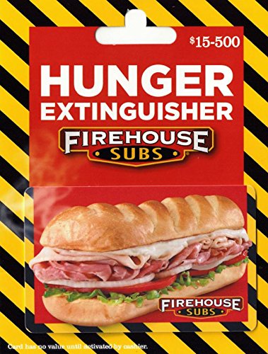 Firehouse Subs Physical Gift Card | Traditional - $50