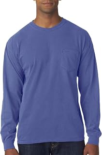 Comfort color Men's 4410 Heavyweight Long Sleeve Pocket T-Shirt