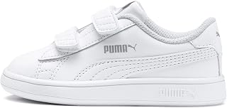 PUMA Smash 3.0 Kid's Leather Easy-Close Sneakers