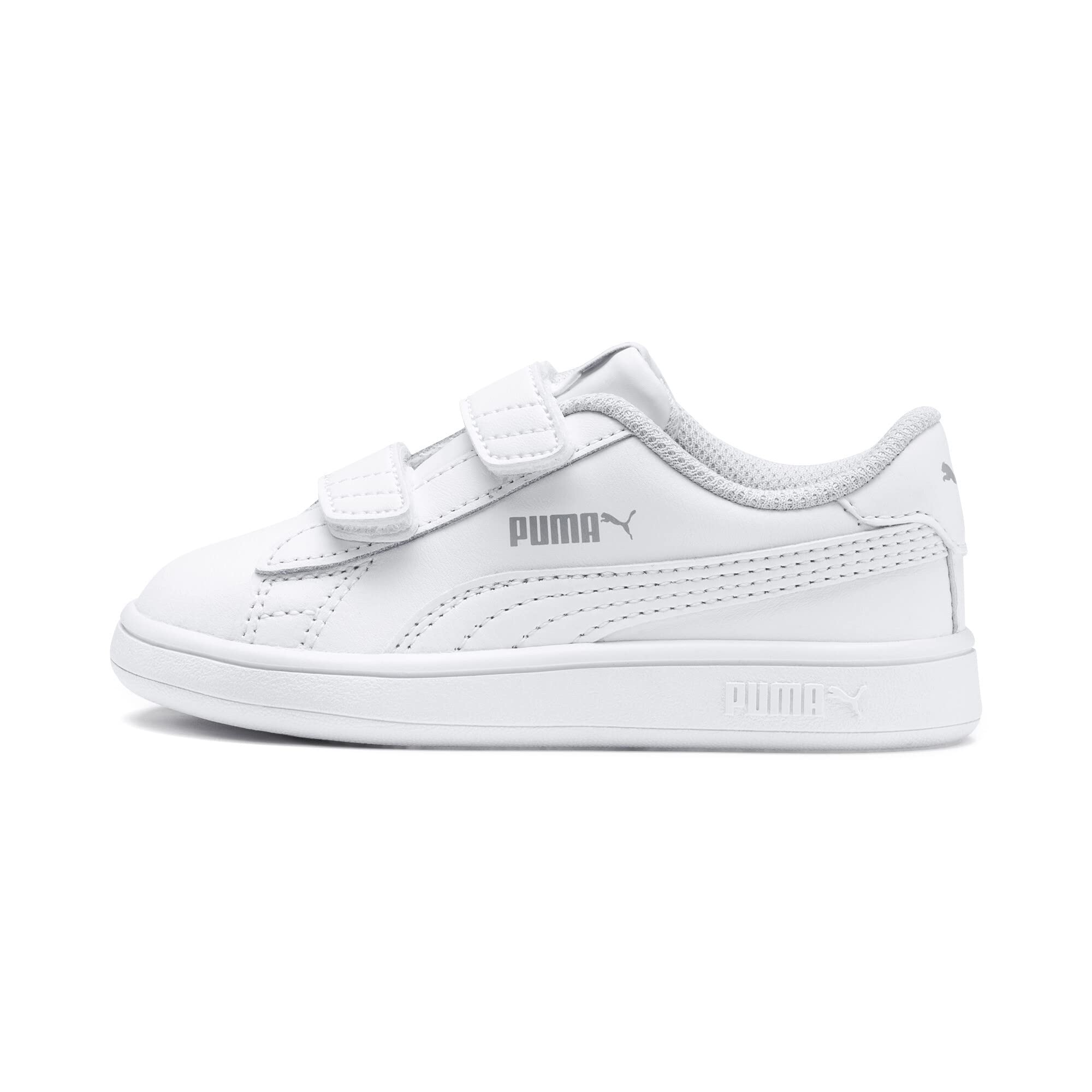 PUMA Smash 3.0 Kid's Leather Easy-Close Sneakers