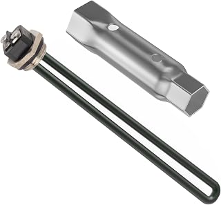 𝙐𝙥𝙜𝙧𝙖𝙙𝙚𝙙 RV Water Heater Element 520900 Replacement Suburban SW6DE | FOR Suburban SW10DE SW12DE 520789 Suburban RV Water Heater Parts SW Series Electric Water Heater-120V 1440W,With 09883 Wrench