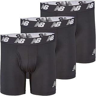 New Balance Premium 6 inch with Fly 3 Pack Men's Boxer Shorts (Pack of 1)