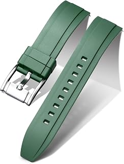 BINLUN Quick Release Silicone Watch Strap Rubber Watch Straps 18mm 19mm 20mm 21mm 22mm 24mm Sports Replacement Wristbands for Smartwatches for Men and Women with 11 Colours