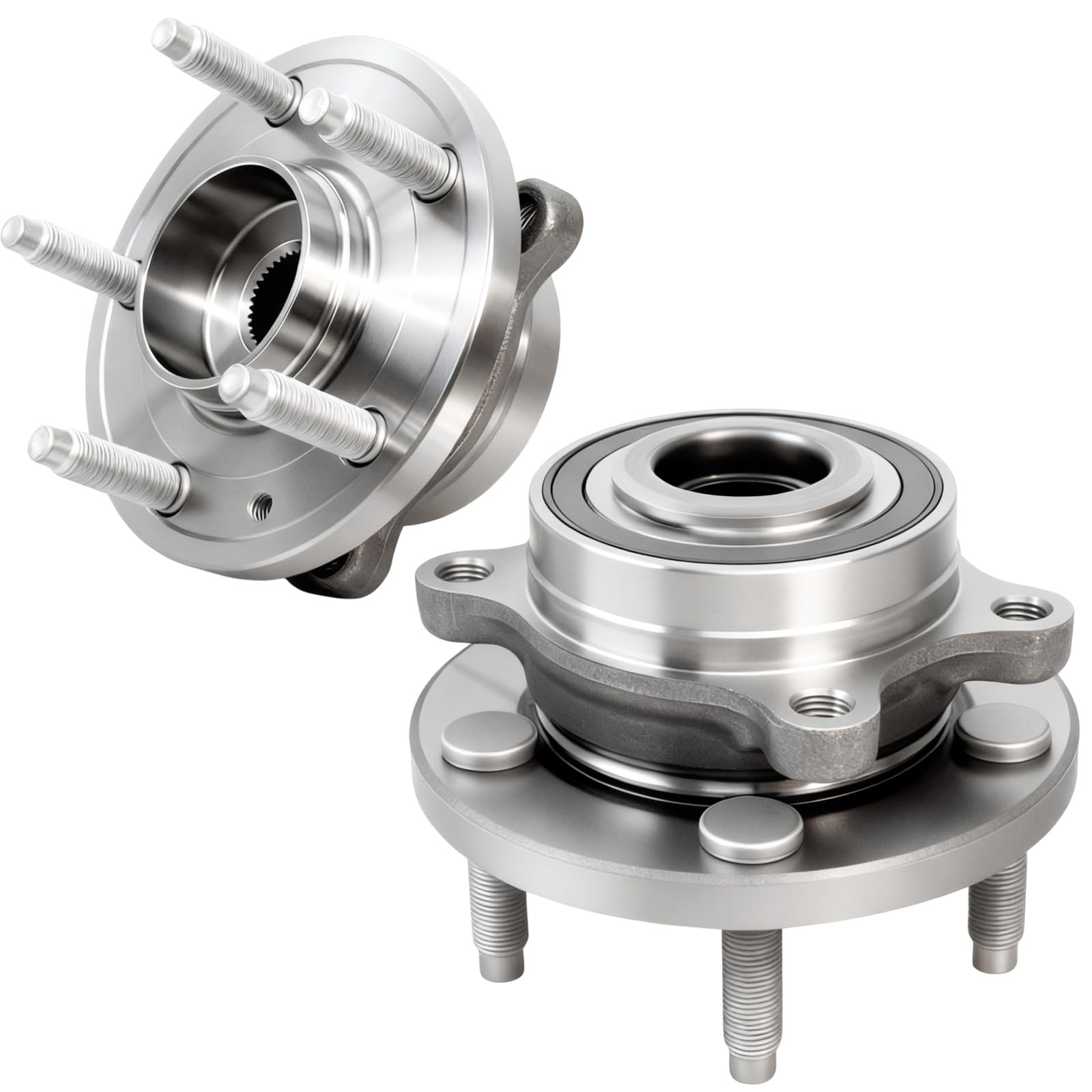 Aspligo 2 PCS 513275 Front/Rear Wheel Bearing Hub Assembly Fit for Ford Edge 201