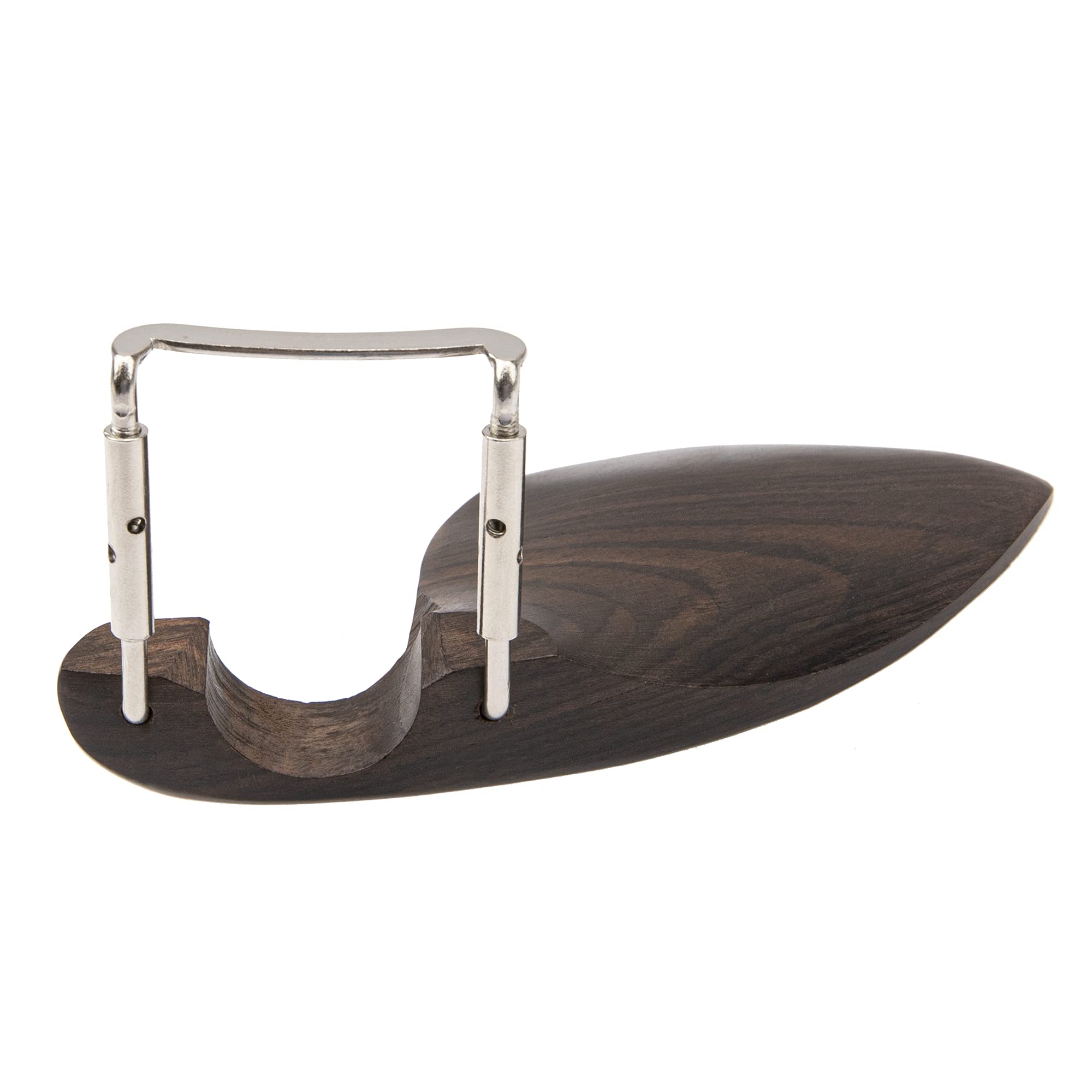 1Pcs Yootones Violin Ebony Chin Rest Chinrest Wood with Standard Bracket for 3/4